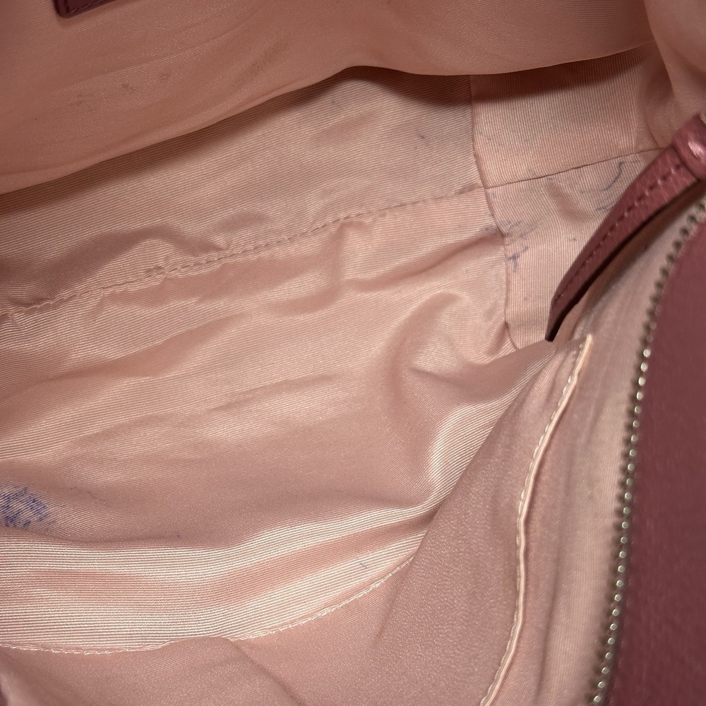 Coach Pebbled Leather Crossbody in Wine - Picture 16 of 16